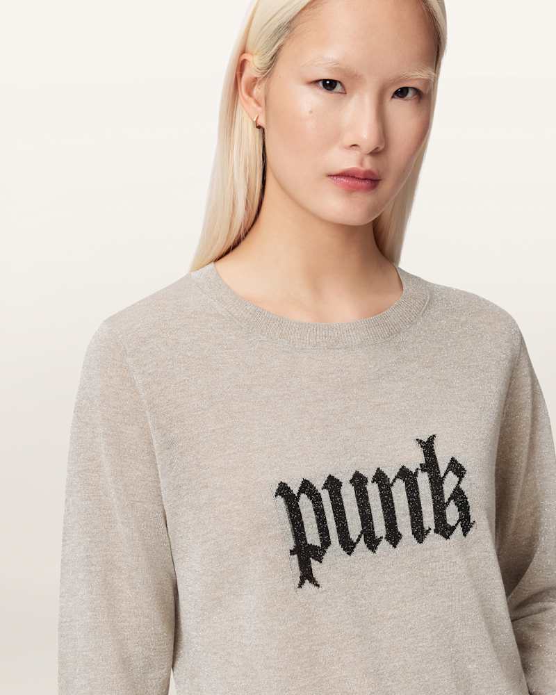 Deetz Knitted Motif Jumper