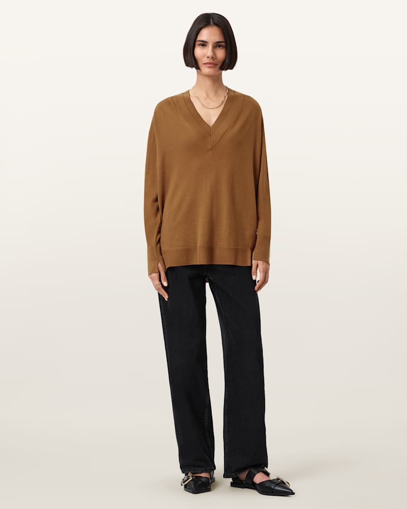Bern V-Neck Wool Jumper