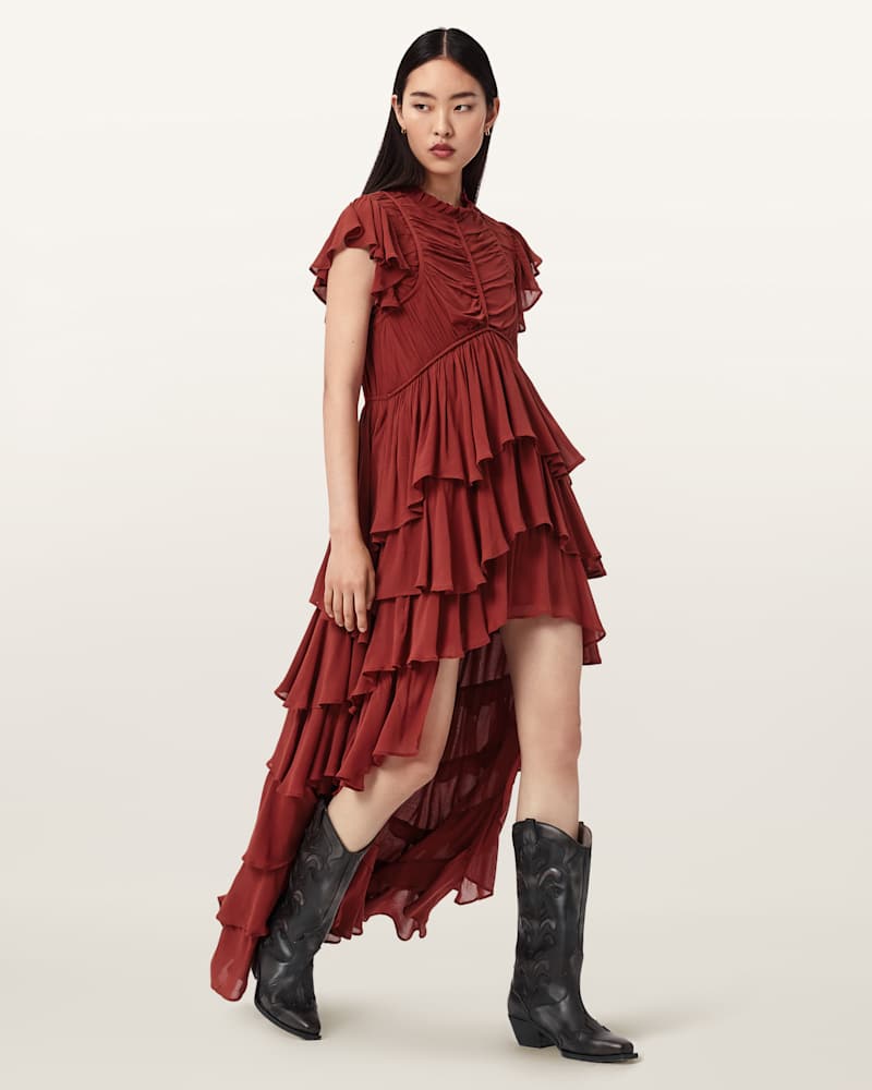 Shaela Ruffled Maxi Dress