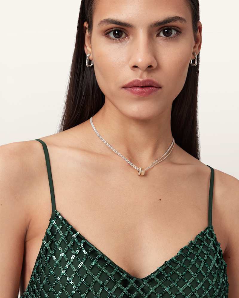Chantelle Sequin Midi Slip Dress