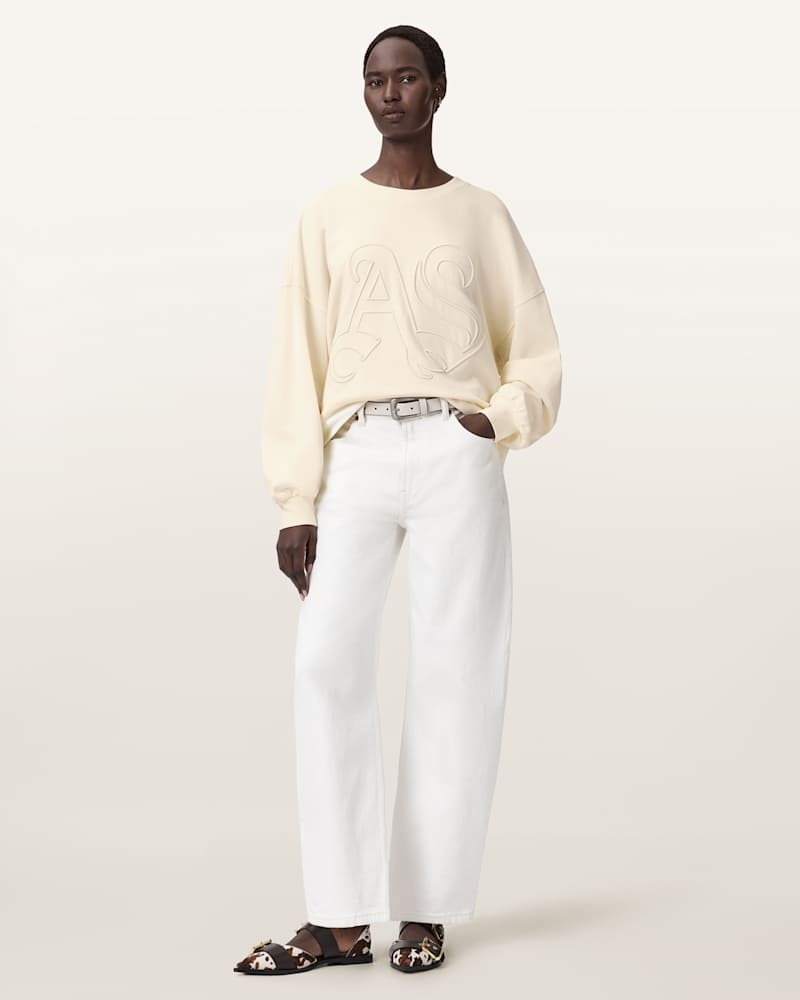 Lila Embroidered Oversized Sweatshirt