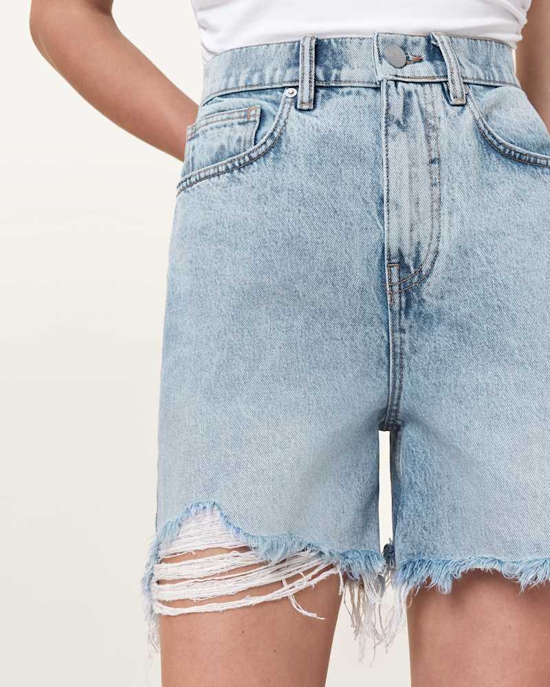 Doris Wide Leg Denim Shorts
