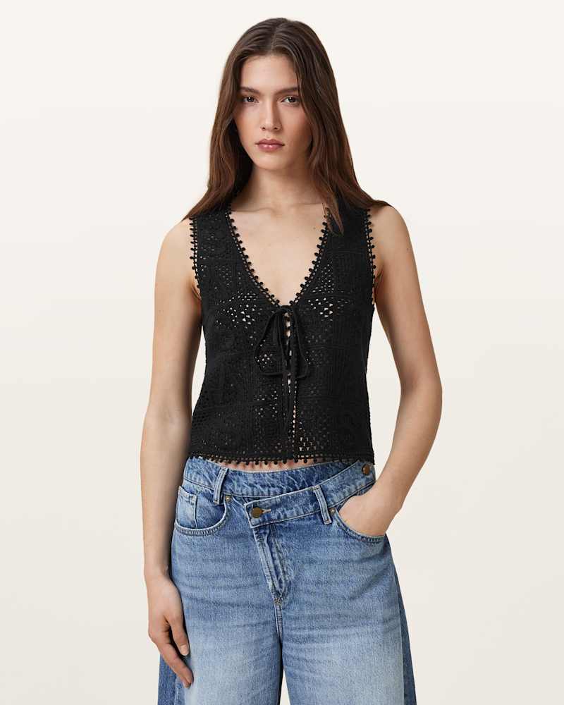 Florence Crochet Waistcoat