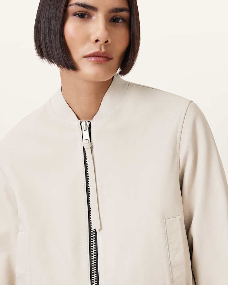 Orten Leather Bomber Jacket
