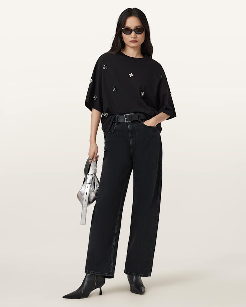 Amelie Embellished Oversized T-shirt