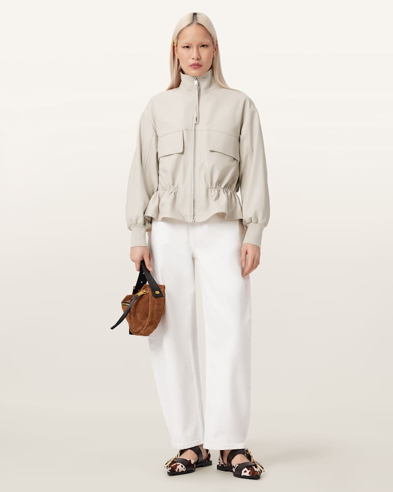 Flor Leather Jacket