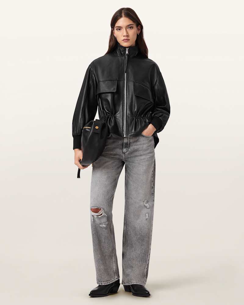 Flor Leather Jacket