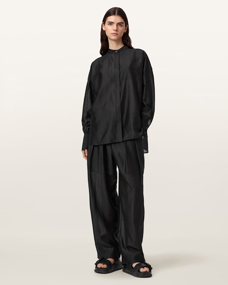 Becca Wide Leg Sheer Trousers