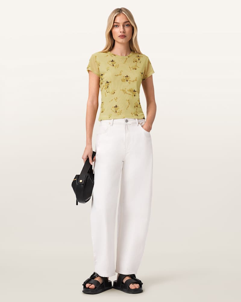 Ellie Mesh Floral T-Shirt