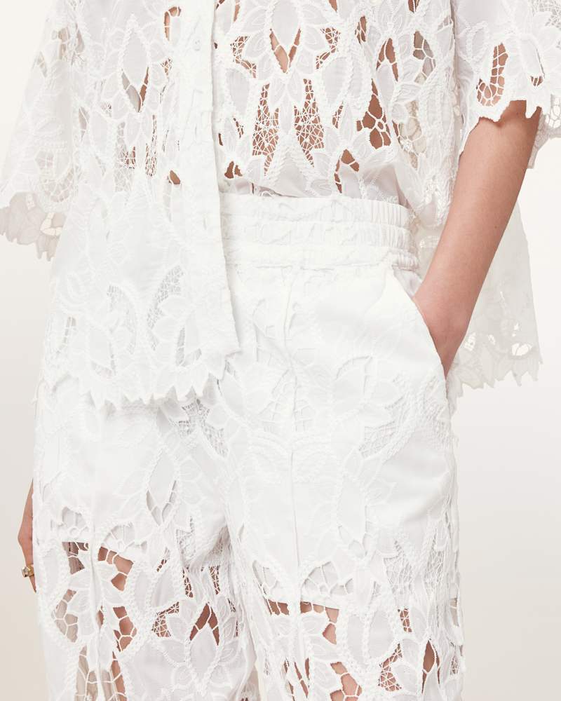 Charli Embroidered Straight Fit Trousers