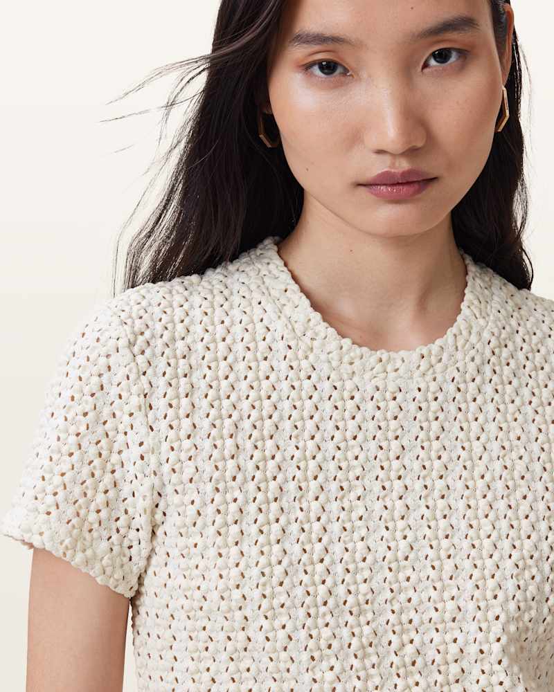 Karma Stevie Slim Fit Crochet T-Shirt