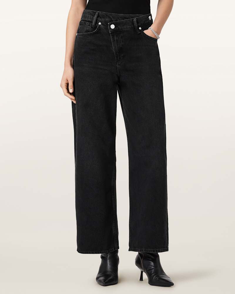 Aki Mid Rise Crossover Jeans