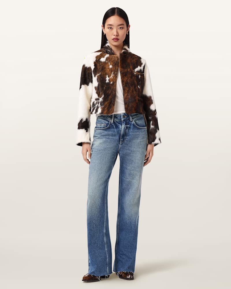 Apton Dapple Cowhide Blazer
