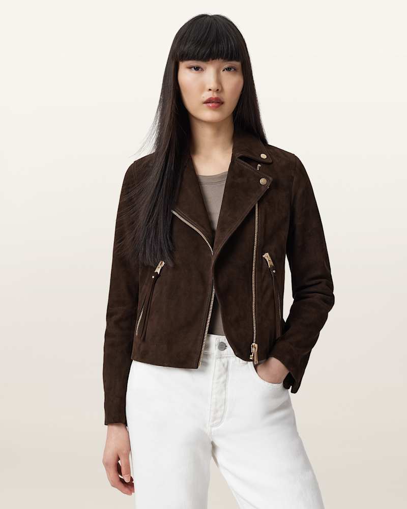 Dalby Suede Biker Jacket