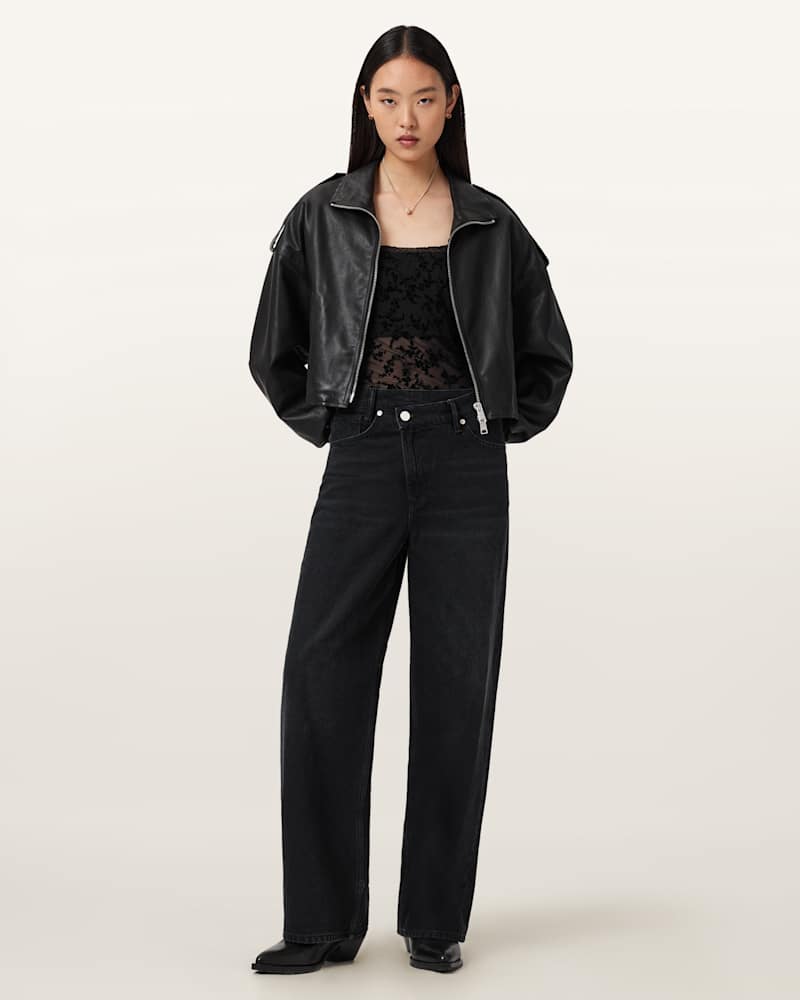 Charli Flocked Bodysuit