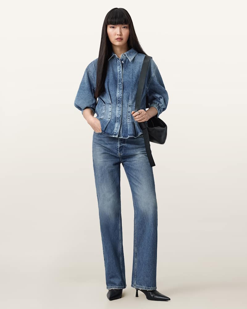 Nancy Slim Fit Denim Shirt