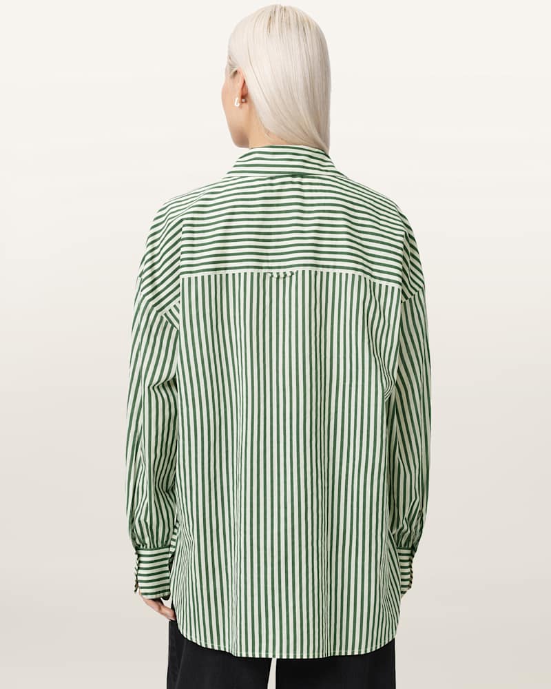 Adrianne Relaxed Fit Striped Shirt