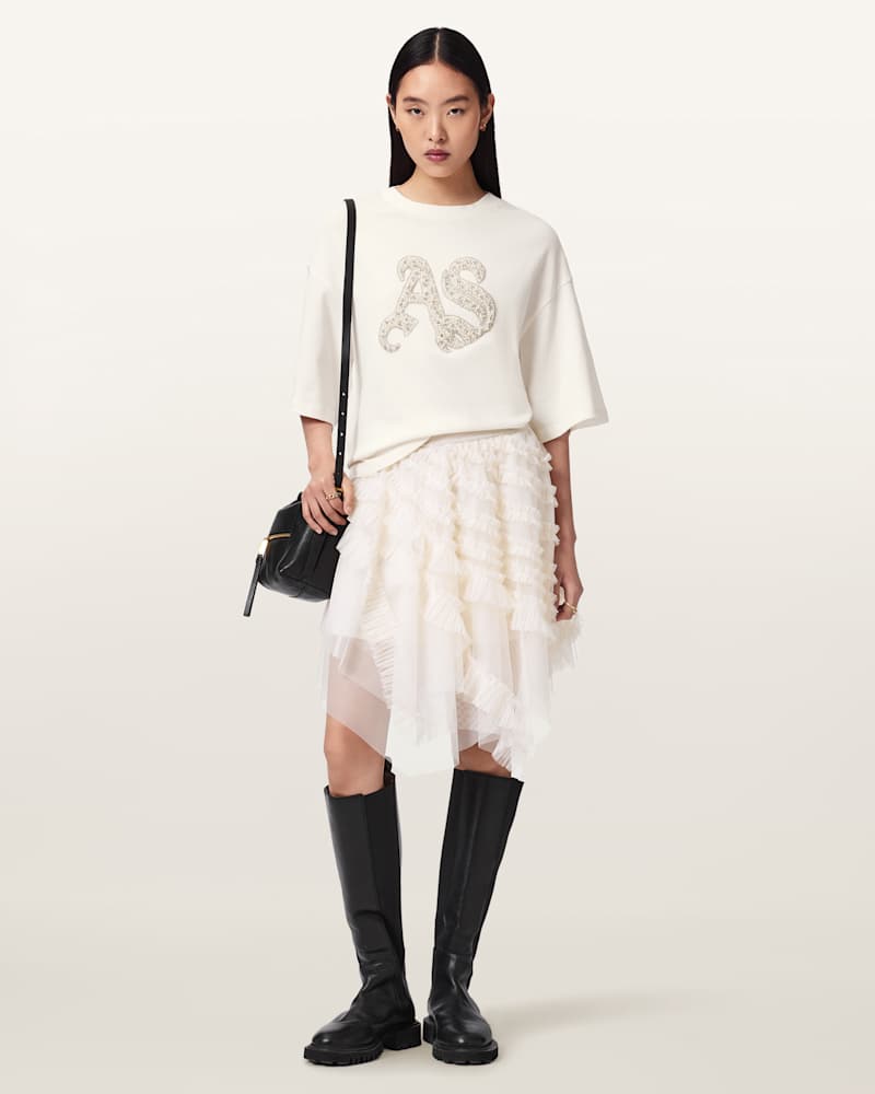 Icon Amelie Oversized Embellished T-Shirt