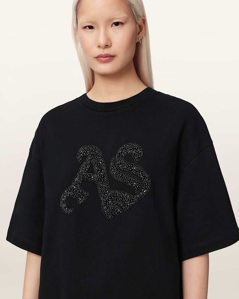 Icon Amelie Oversized Embellished T-Shirt