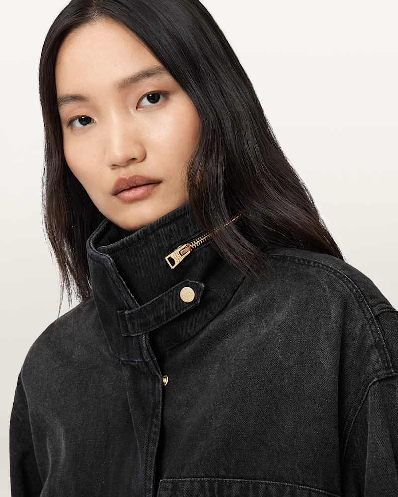 Clay Denim Cropped Jacket