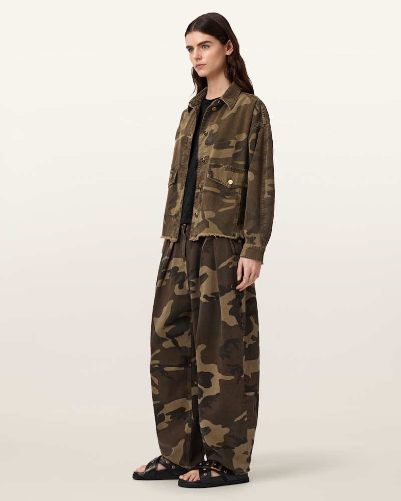 Hettie Oversized Camo Shacket