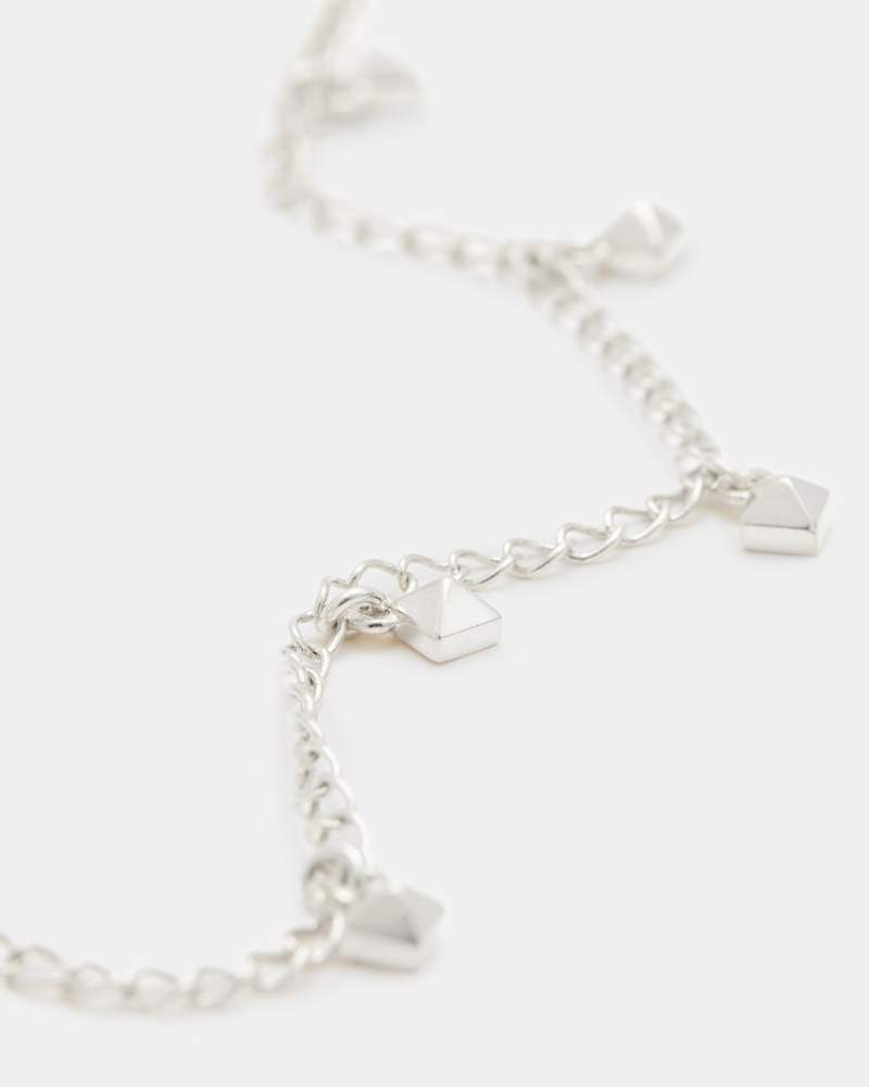 Ria Mini Stud Sterling Silver Necklace