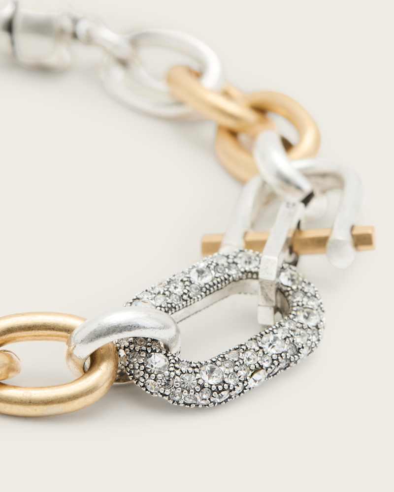 Cadence Two Tone Chain Bracelet