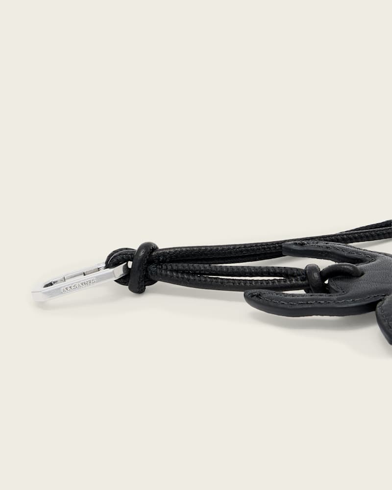 Spider Leather Keyring