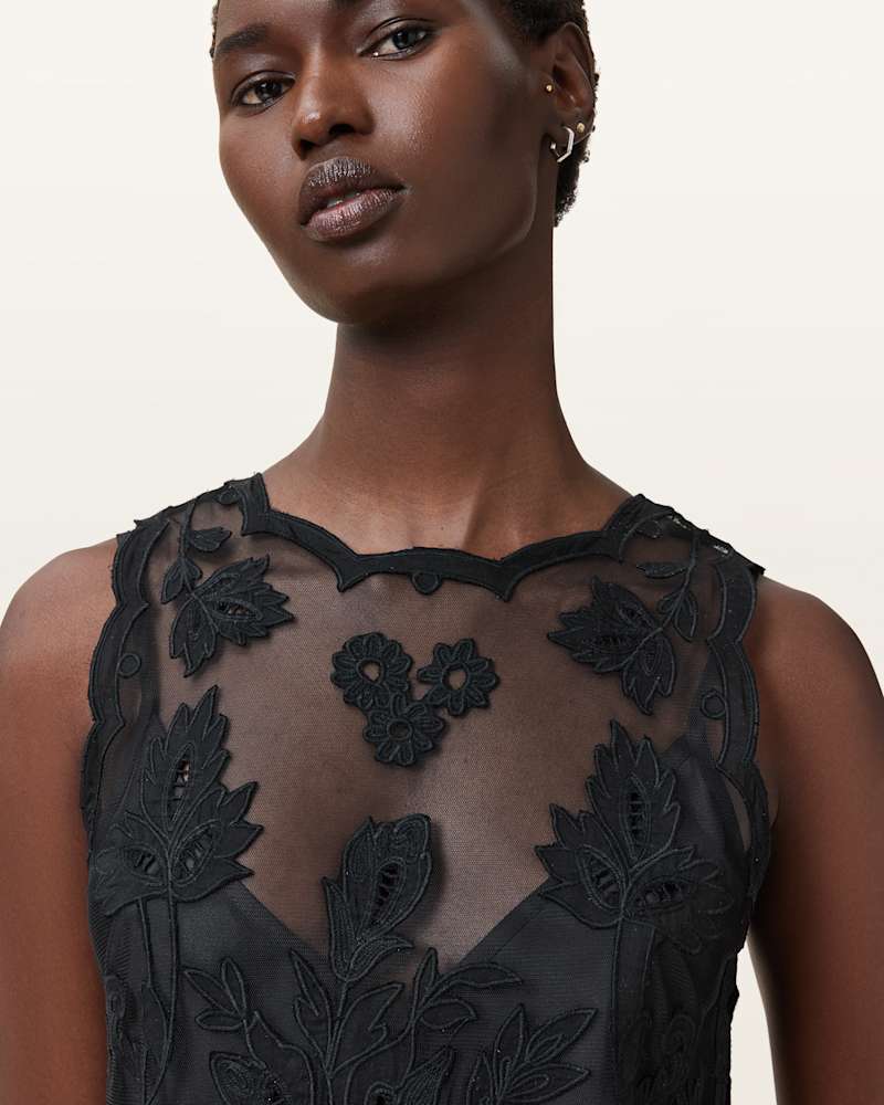 Rye Embroidered Maxi Dress