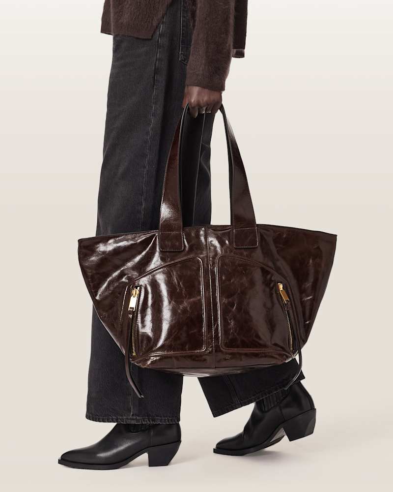 Jean Rey Leather Tote Bag