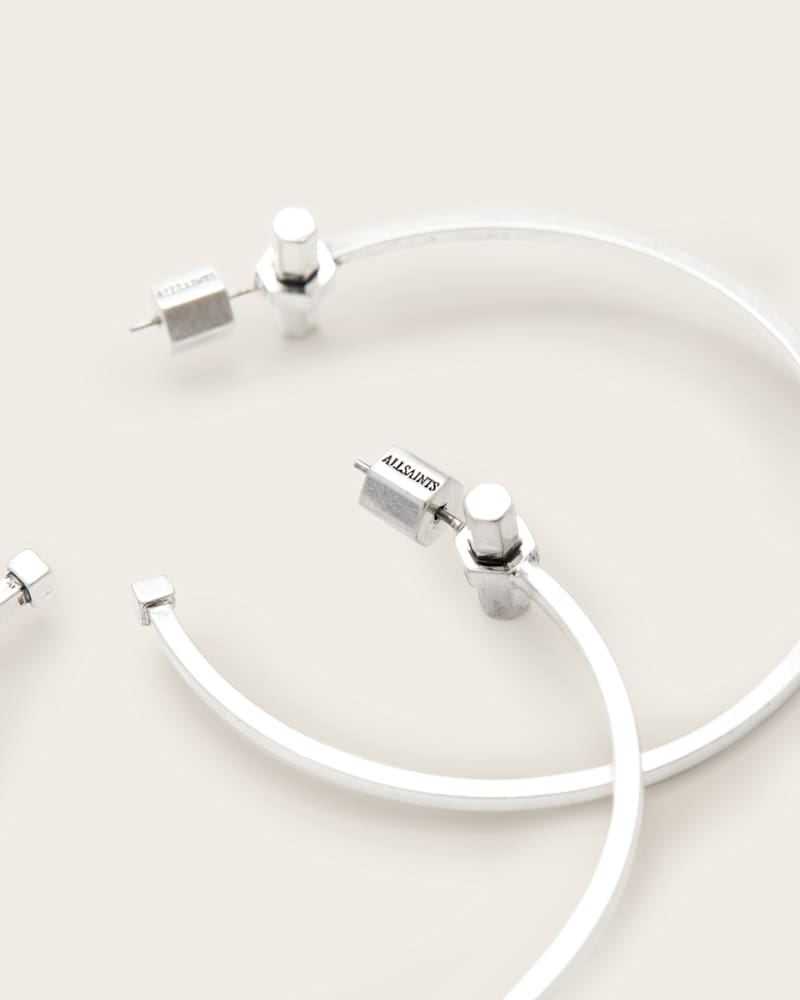 Toggle Large Hoop Earrings