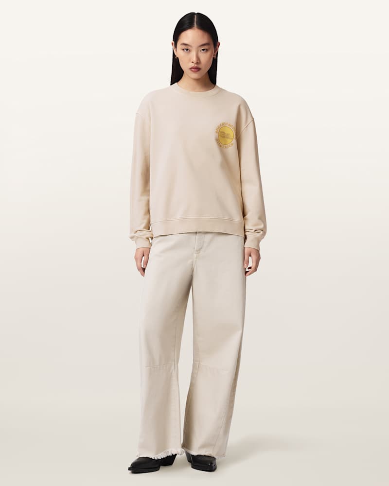Sun City Etta Oversized Cotton Sweatshirt