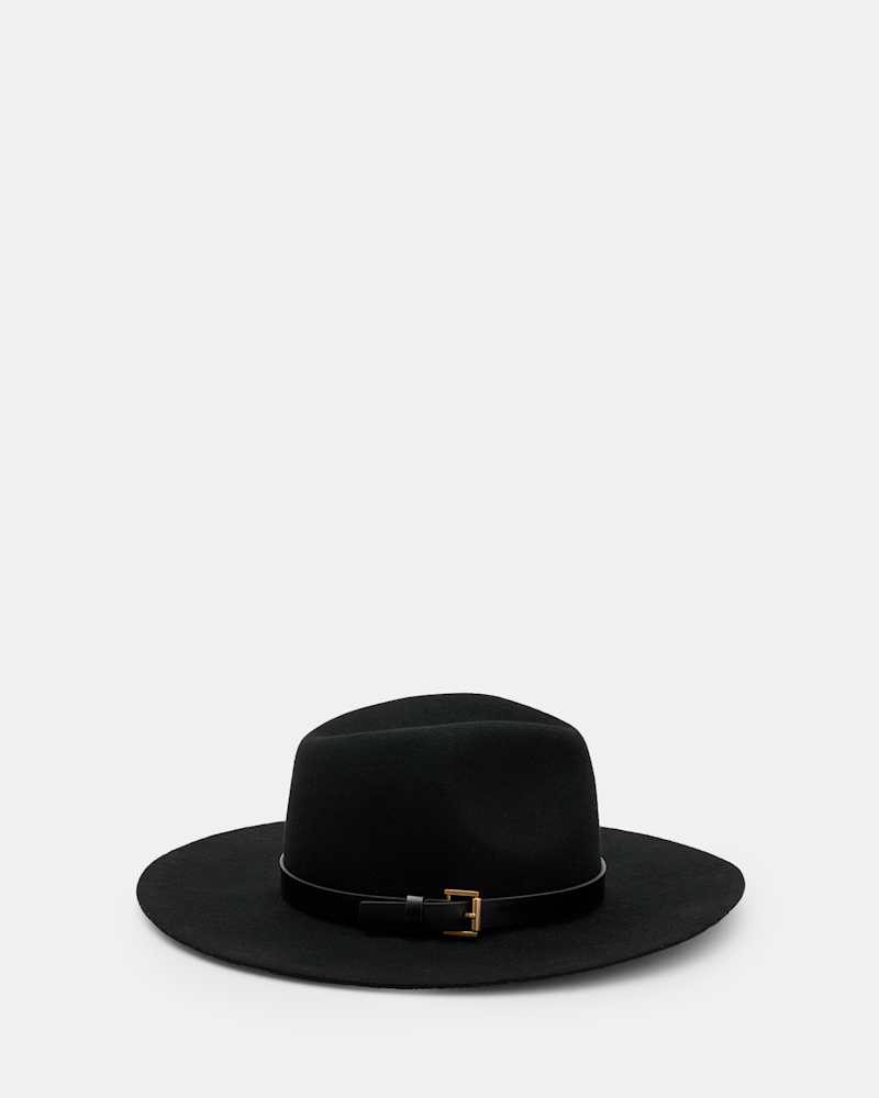 Addison Wool Buckle Fedora Hat