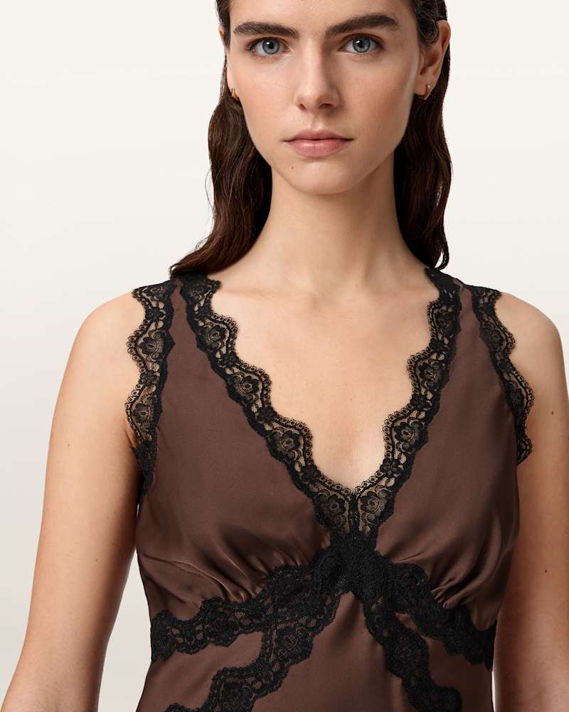 Ilka Lace Trim Cami Top