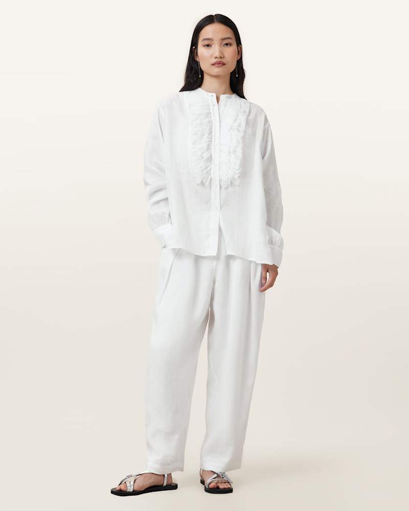 Cassia Long Sleeve Linen Shirt