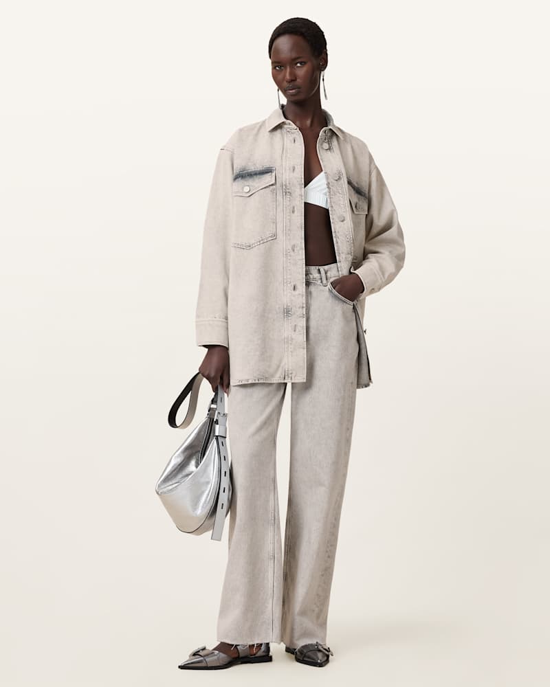 Faye Sparkle Denim Mini Dress