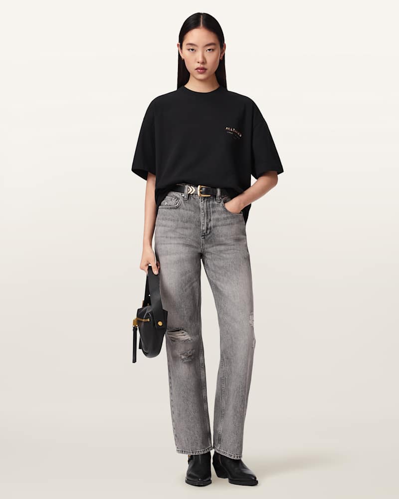 Underground Etta Cow Print Fit T-Shirt