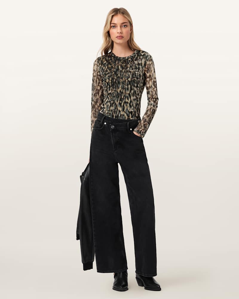 Ellie Mesh Long Sleeve T-Shirt