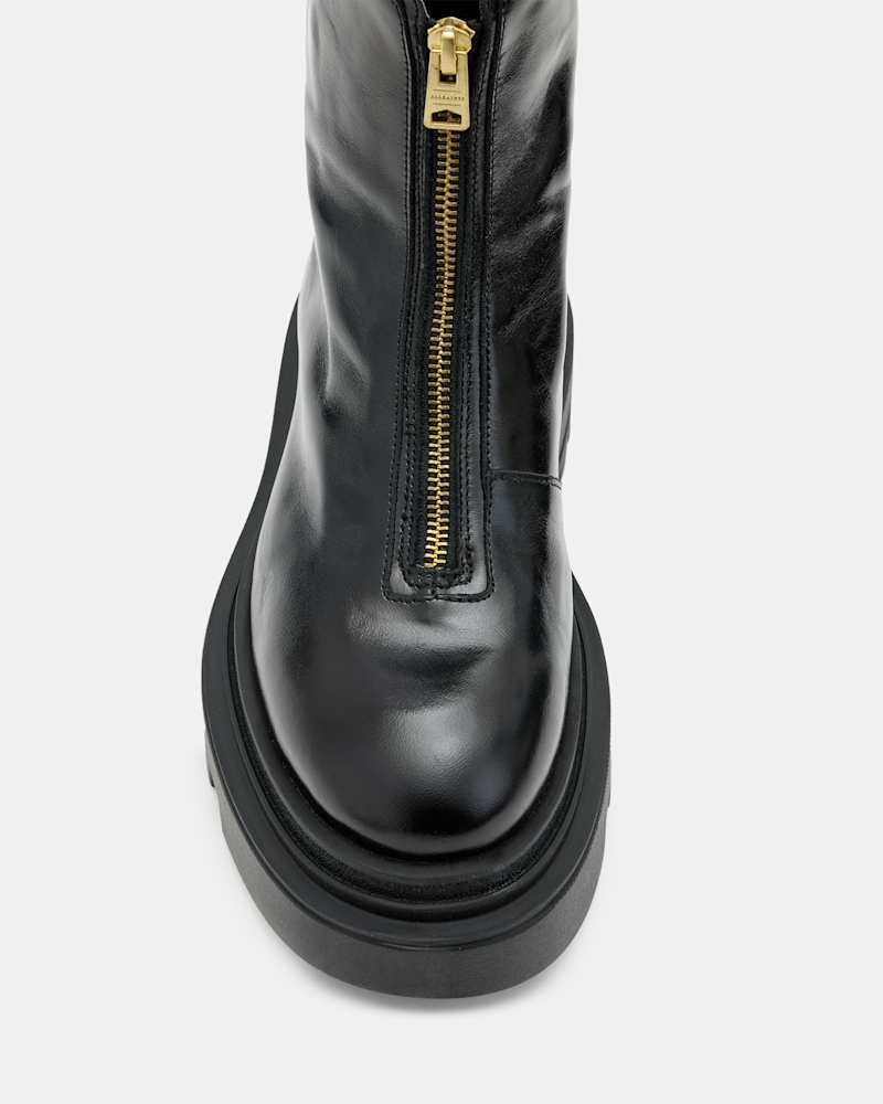 Othello Zip Leather Boots