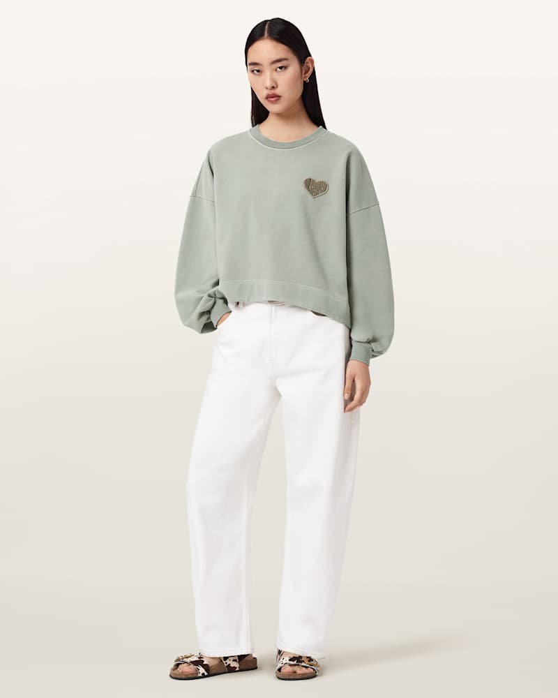 Lover Oversized Crew Neck Sweatshirt