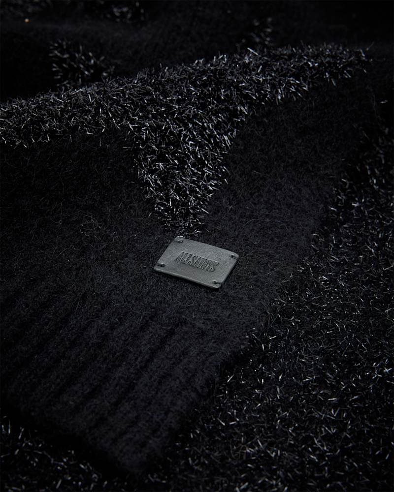 Star Tinsel Metallic Scarf