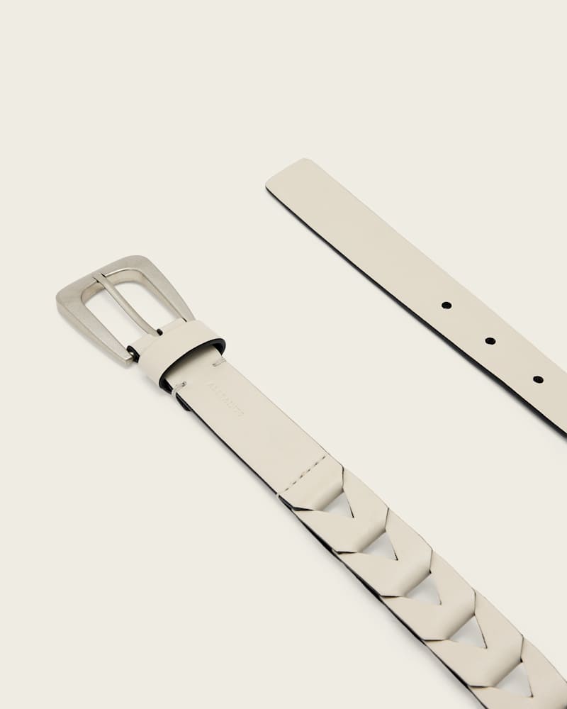 Sage Cut Out Leather Belt