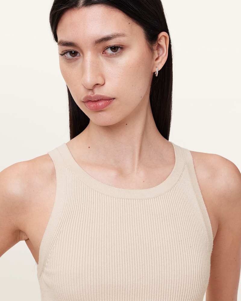 Zenia Sleeveless Asymmetric Midi Dress