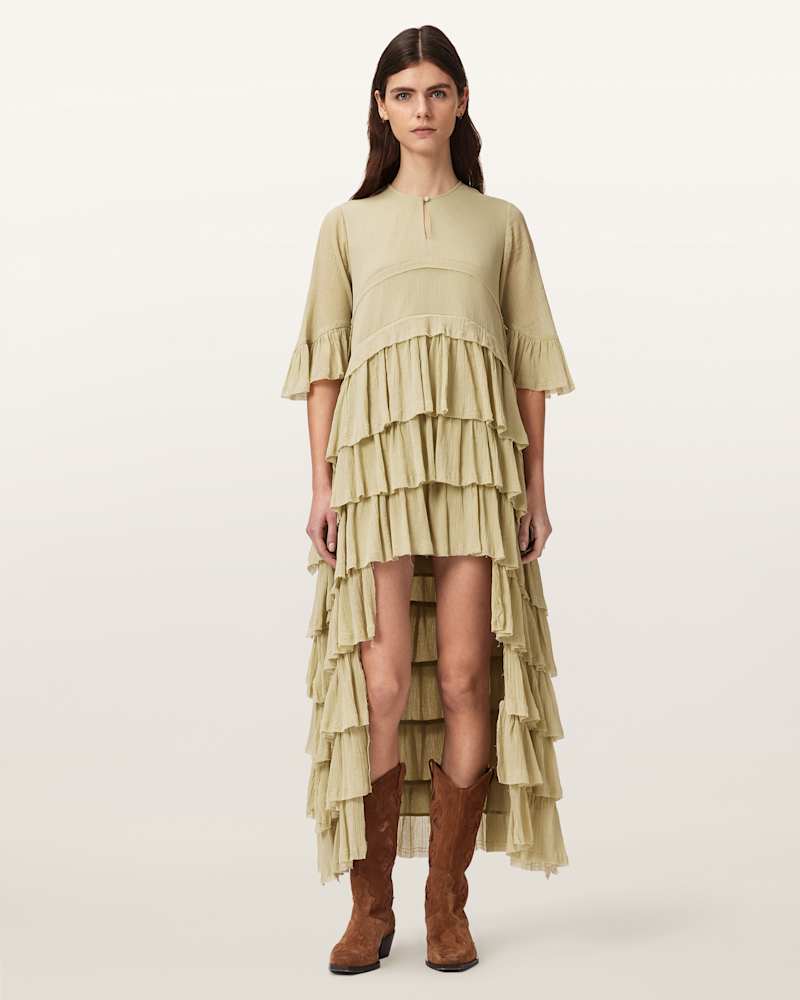Cavarly Short Sleeve Maxi Dress