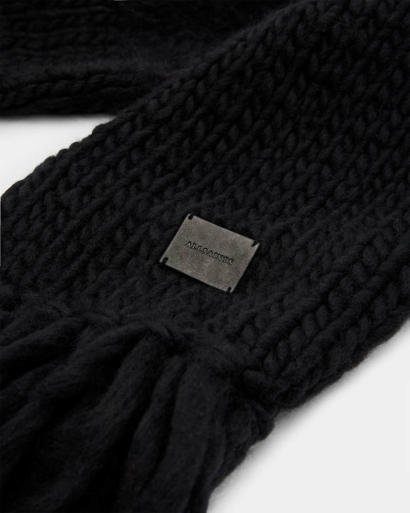 Amber Mixed Knitted Scarf