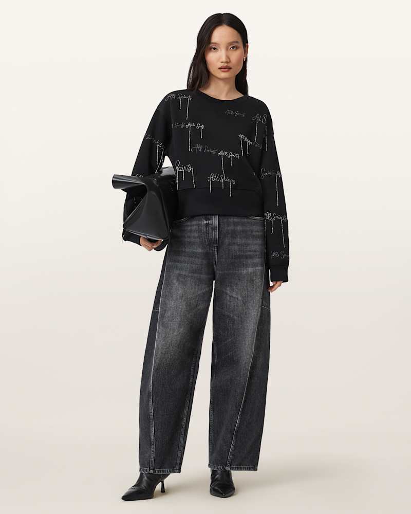 AllSaints Embellished Separo Sweatshirt