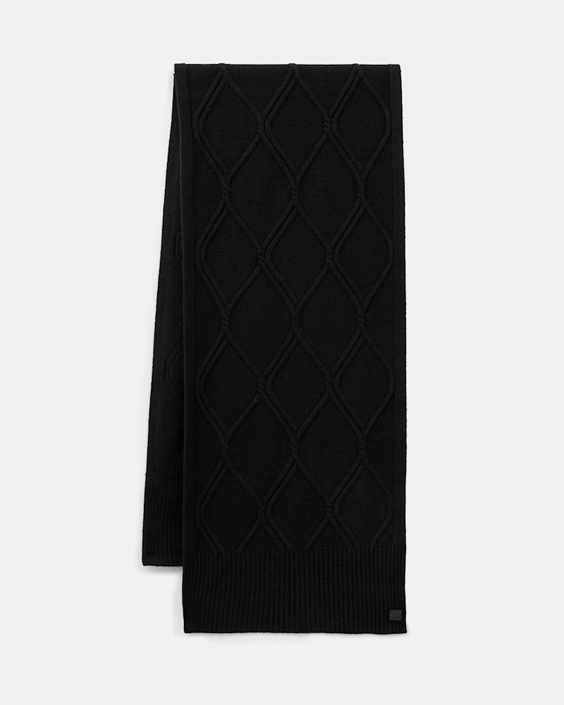 Laurie Cable Knit Brushed Scarf