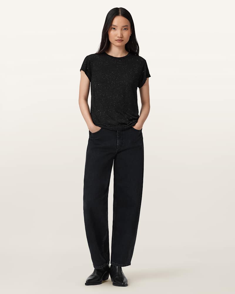 Anna Short Sleeve Shimmer T-Shirt