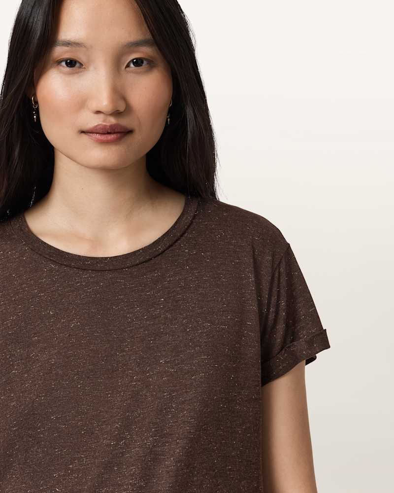 Anna Short Sleeve Shimmer T-Shirt