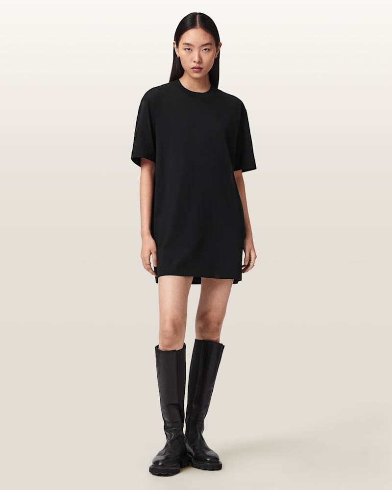 Fuse Appliqué Cotton T-Shirt Dress